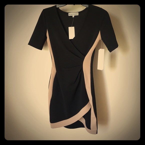 almost famous black and white dress Almost Famous Womens Sz M Black White Striped Sleeveless Dress Polyester Spandex