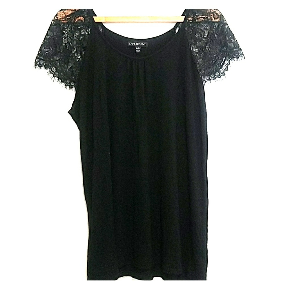 Lace Cap Sleeve Tee