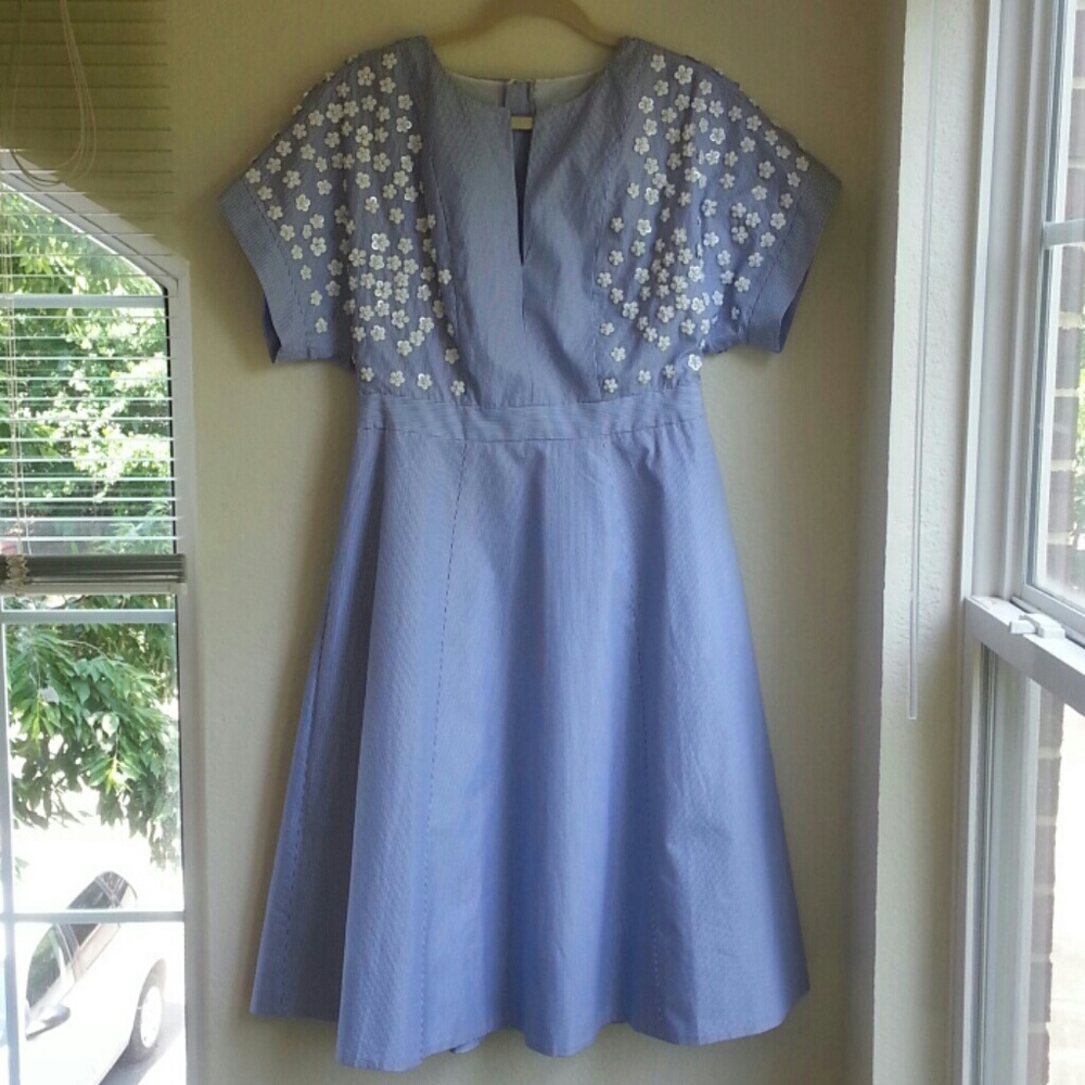 J. Crew Collection Thomas Mason Embellished Dress