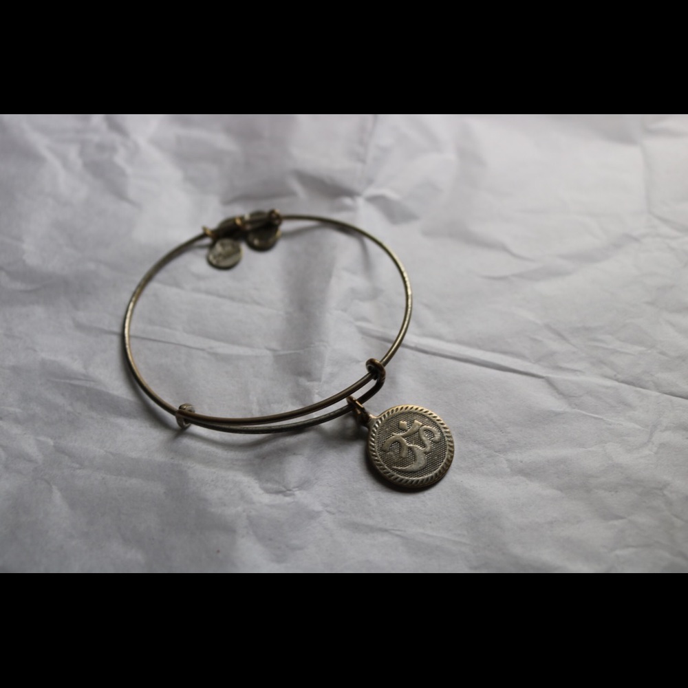 alex & ani "om" bangle