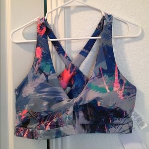 Multicolored sports bra