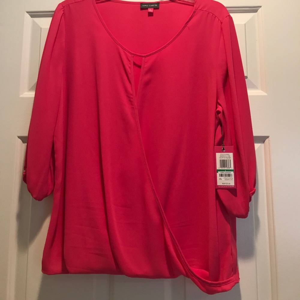 Vince Camuto Pink Top