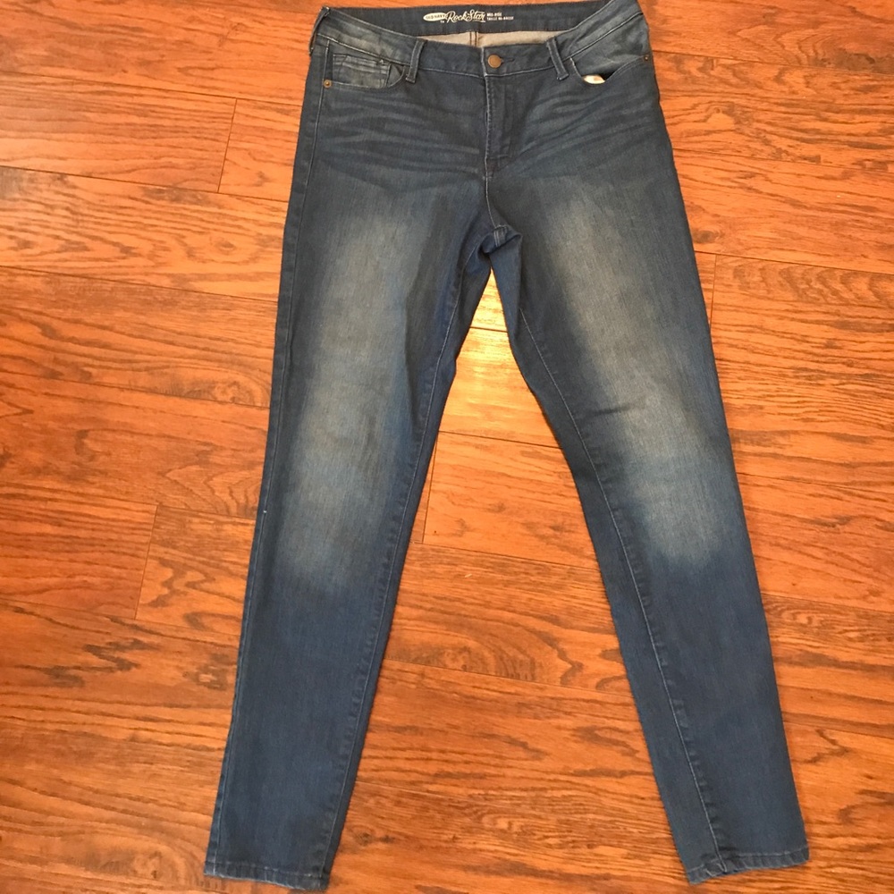 Old Navy Rockstar Mid-rise skinny  jeans