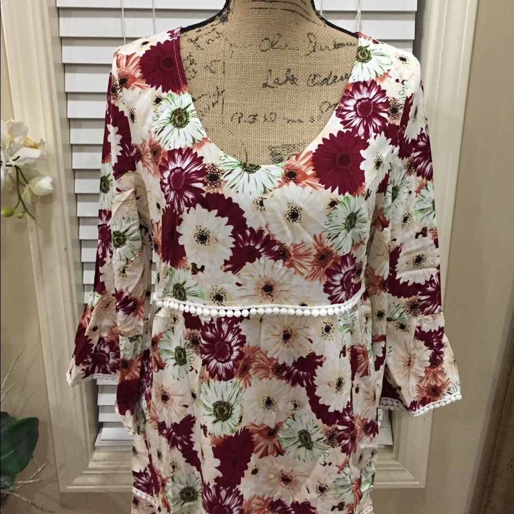 Stunning floral burst of summer BOHO dress! - Picture 6 of 8