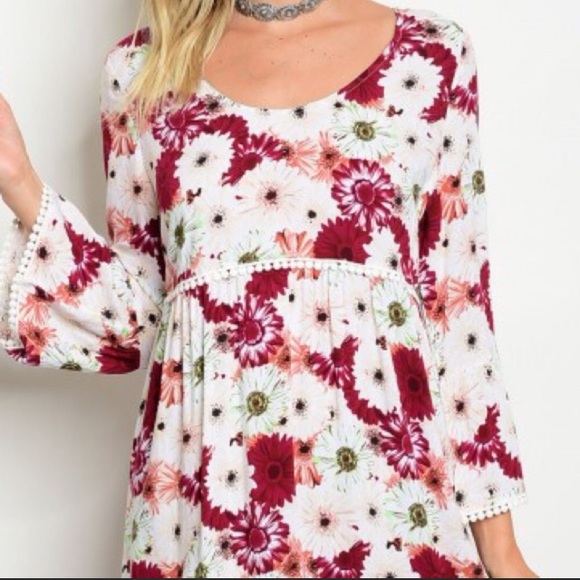 Stunning floral burst of summer BOHO dress! - Picture 3 of 8