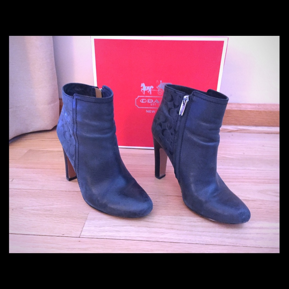 Coach soft Black Leather