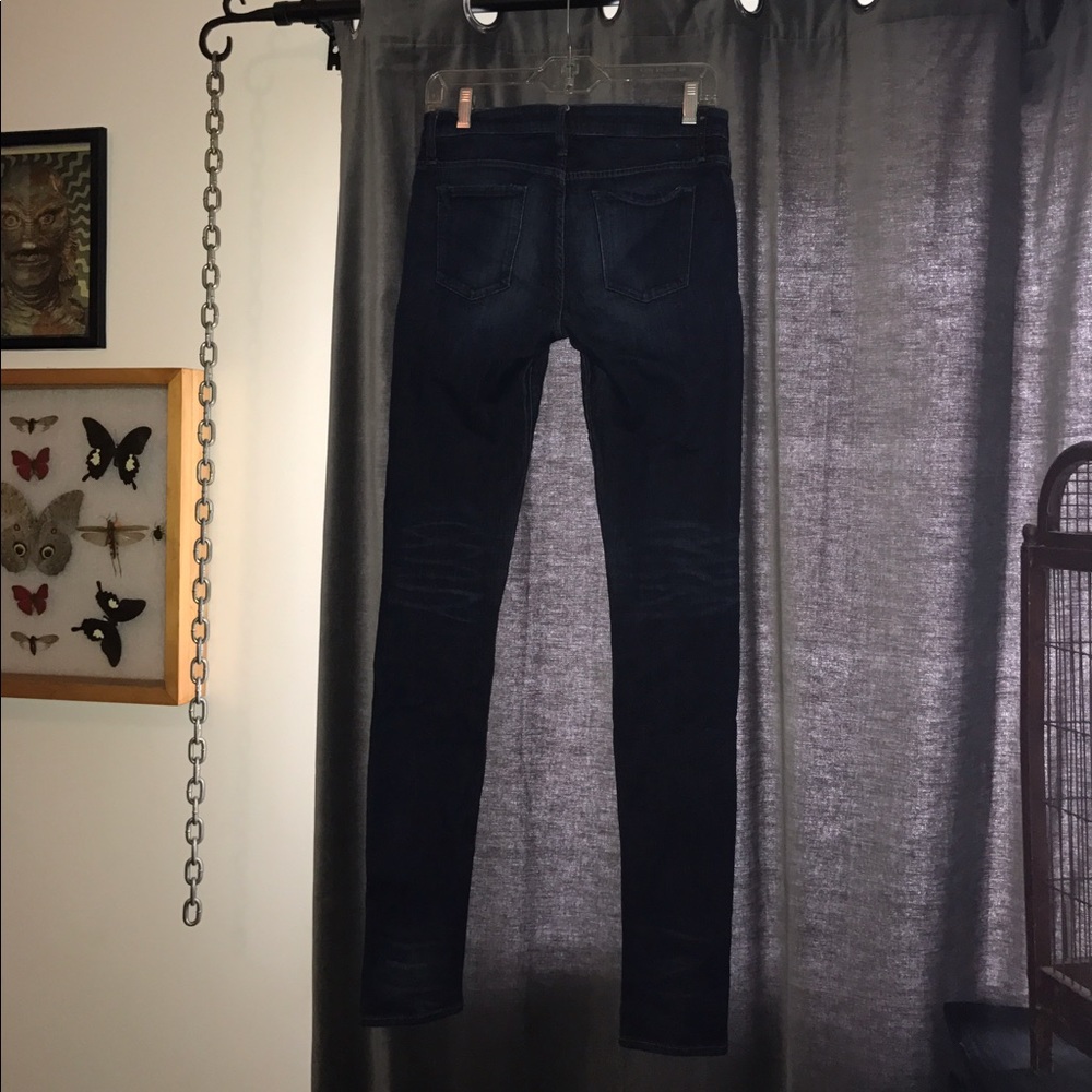 Helmet Lang low rise skinny jean