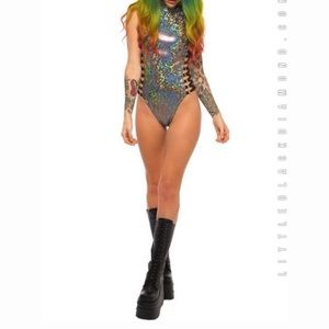 Little Black Diamond Reversible Bodysuit