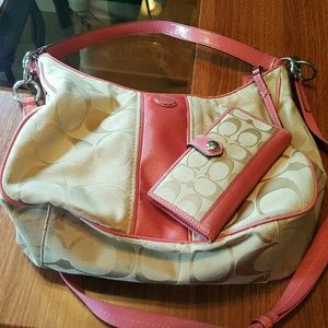 Coach purse and wallet