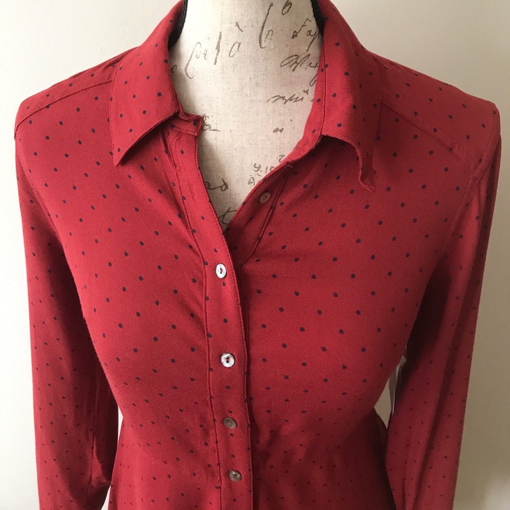 {Free People} This Town Polka Dot Shirtdress - Picture 4 of 8