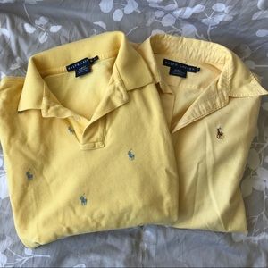 Yellow Ralph Lauren polos