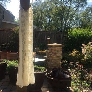 Lace Daisy Maxi Slip-Dress