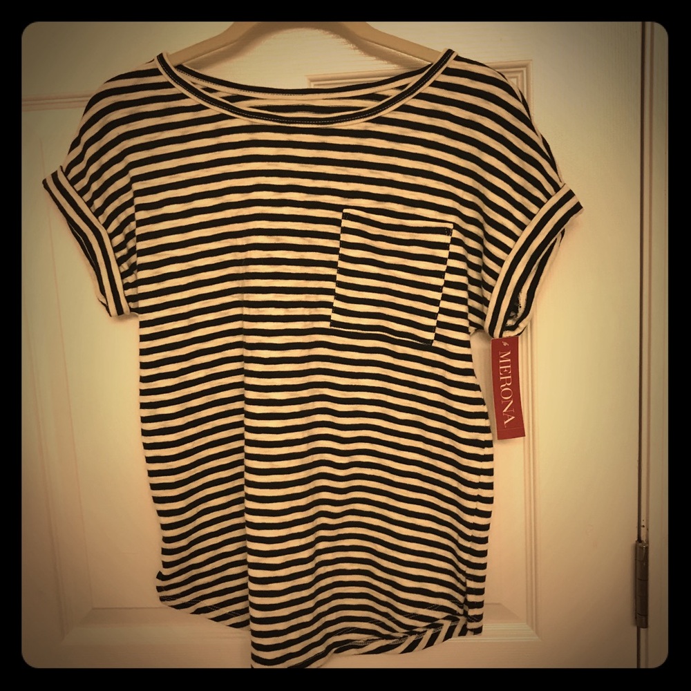 Black and white striped shirt!