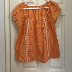 Maternity Old Navy Peasant Top. Sz M