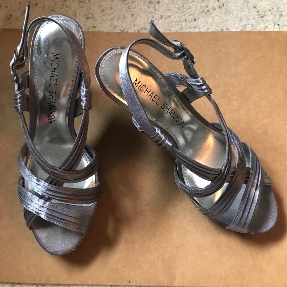 silver heels