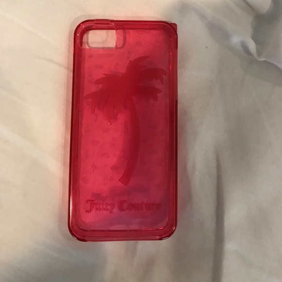 Juicy Couture palm tree pink iPhone 5/5S/SE case - Picture 1 of 2