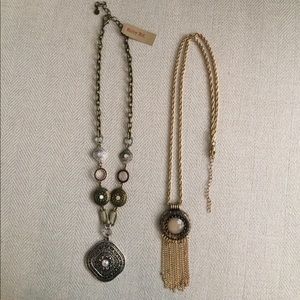Two long necklaces