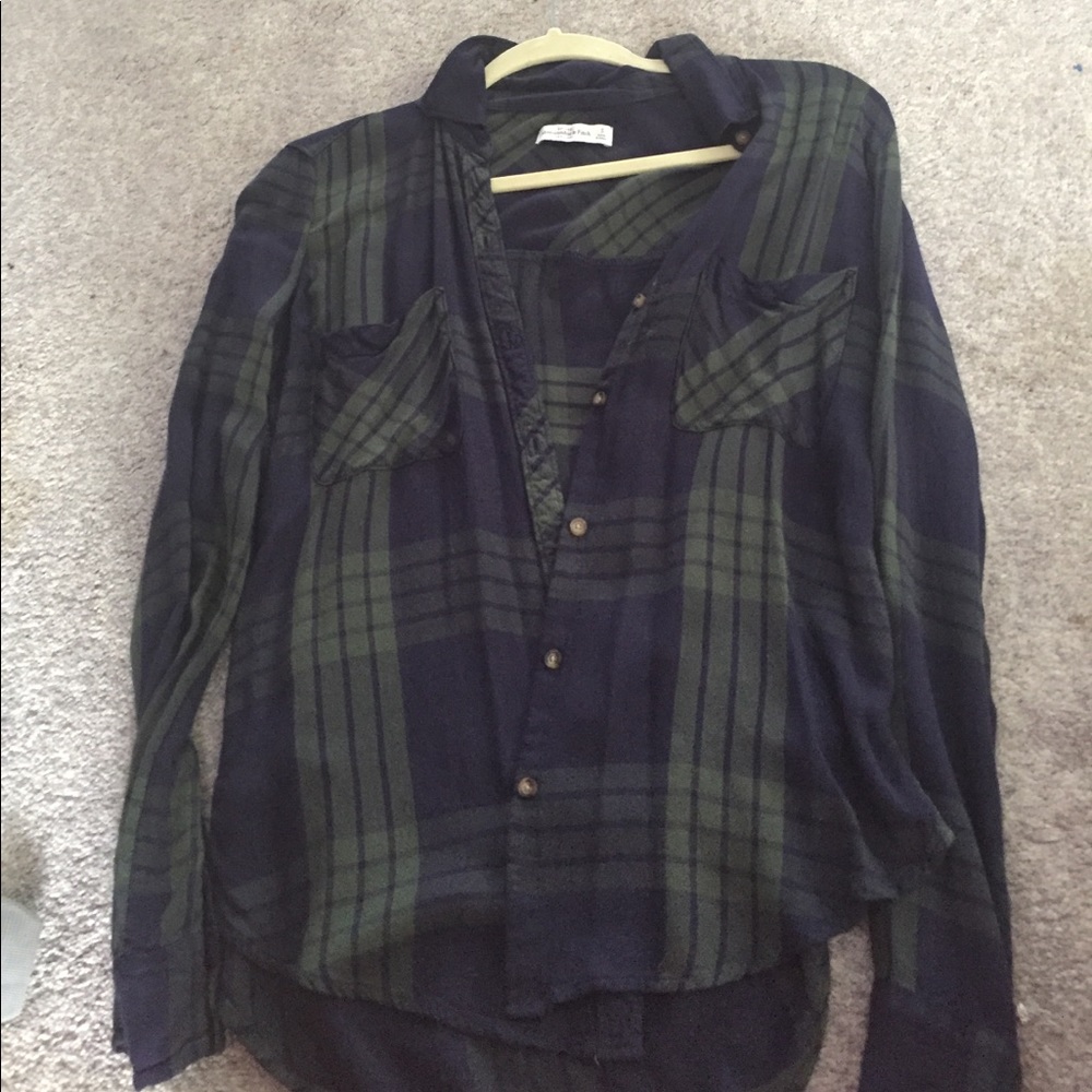 A&F plaid shirt!