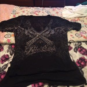 Affliction shirt☠️☠️💜💜