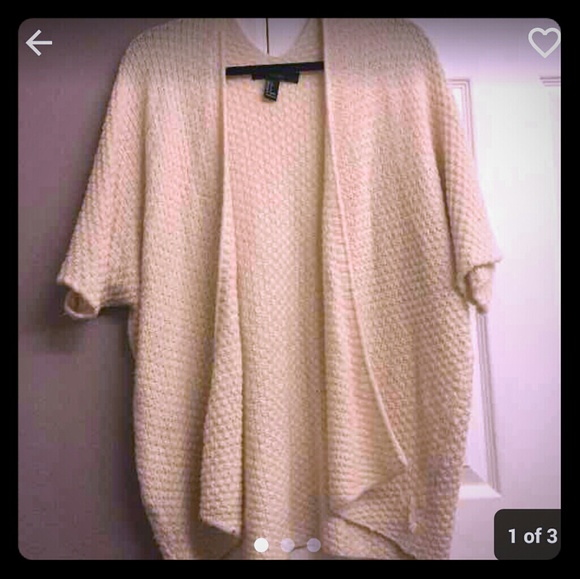 Forever 21 Sweaters - F21 Brandy Melville Voltaire Style Cream Cardigan