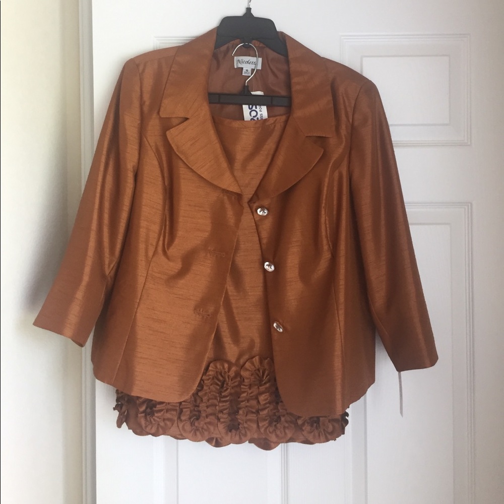 Copper Skirt Set