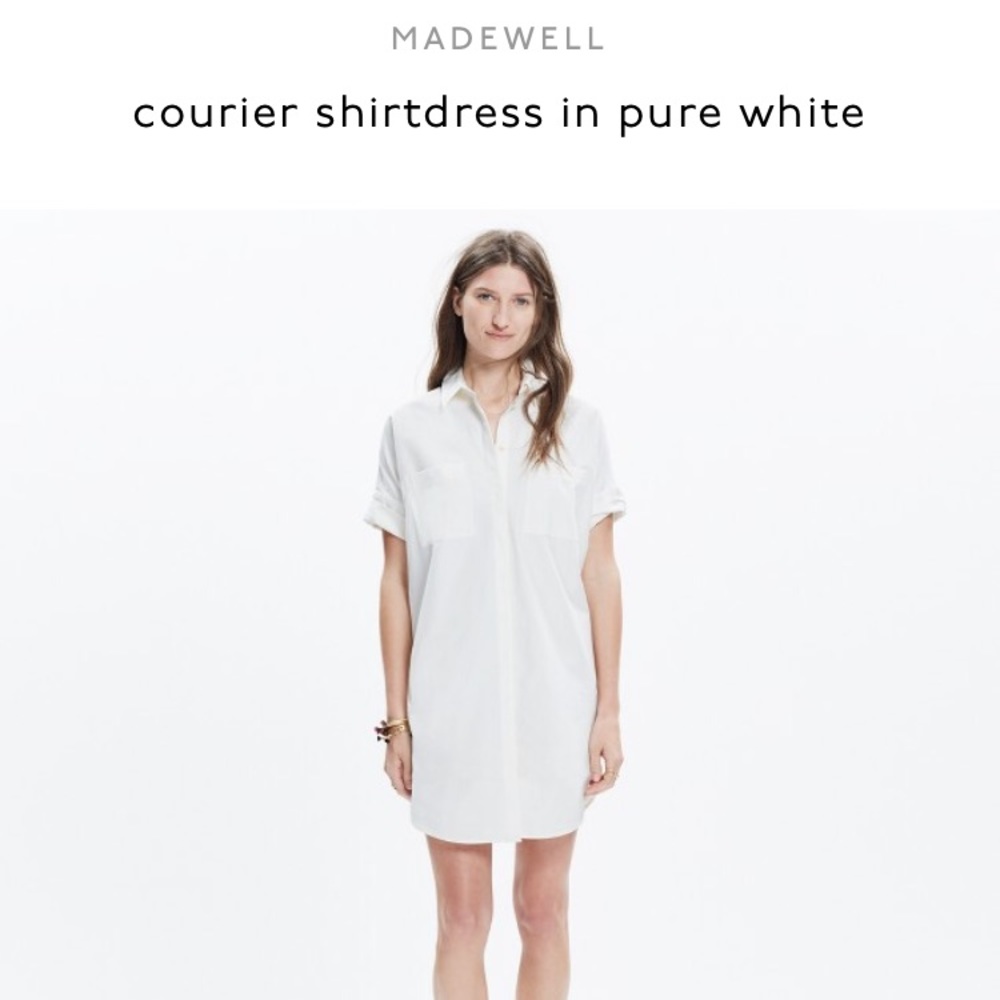 Madewell Courier Dress White