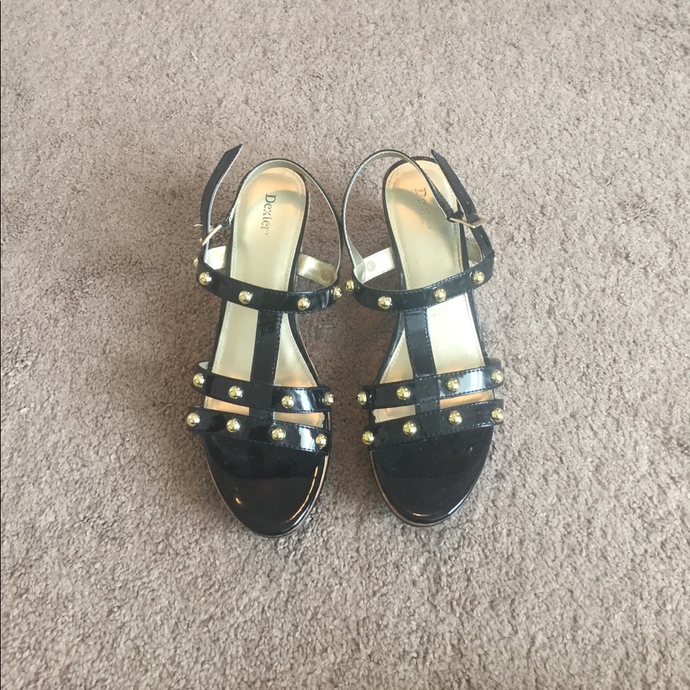 Black and Gold Wedges