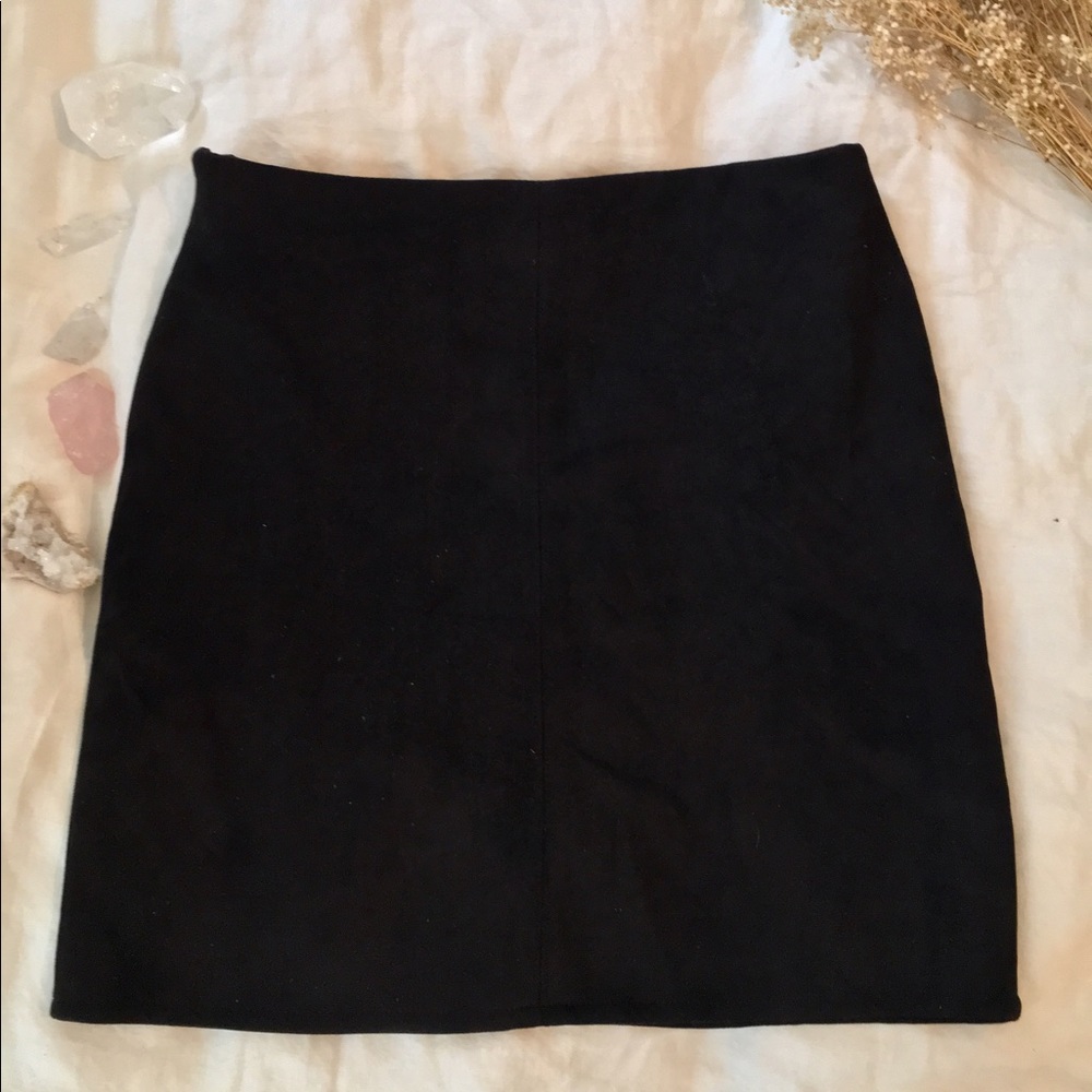 {MISSGUIDED} Faux Suede Miniskirt