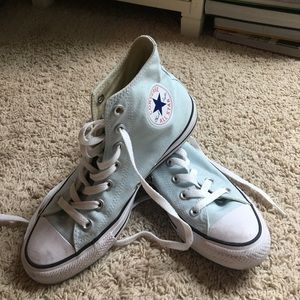 light blue converse
