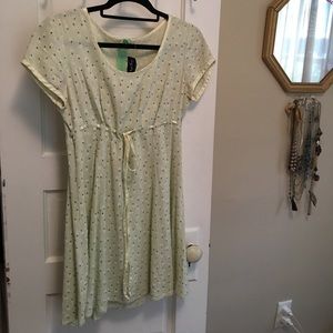 VINTAGE floral mini-dress
