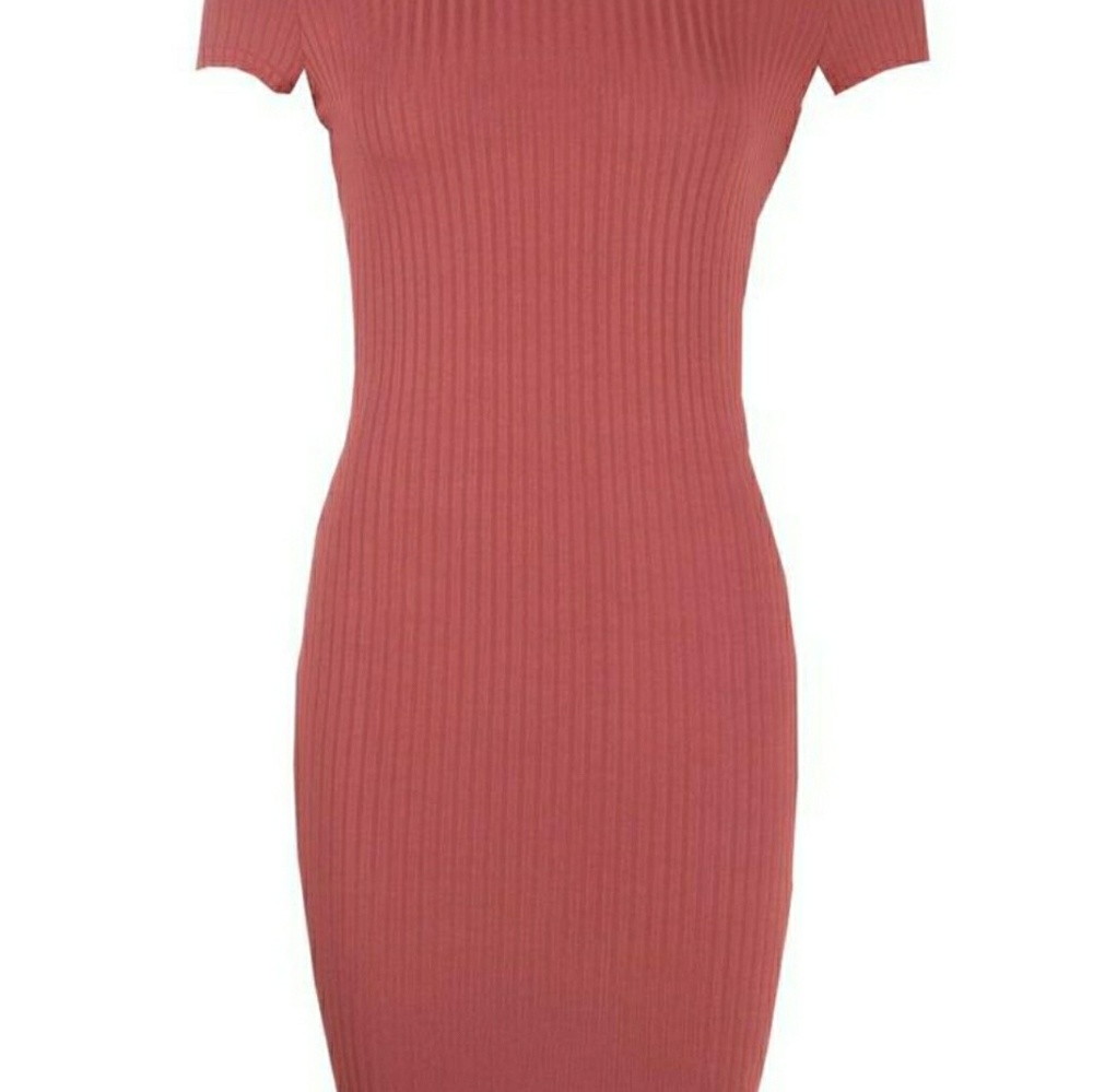 Ribbed Body Con Dress