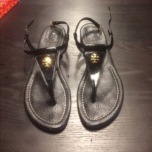 Tory Burch leather thong sandals