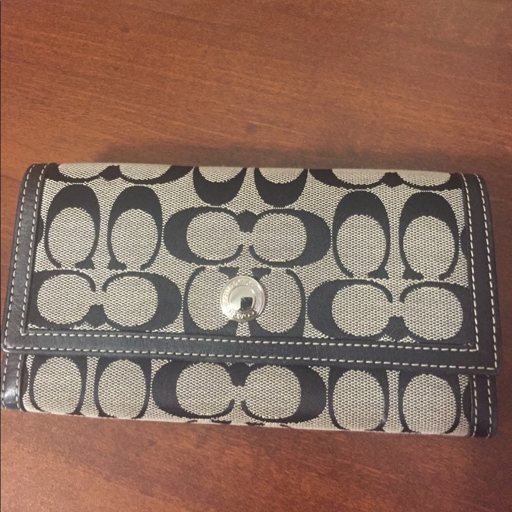 Coach Wallet with snap closure