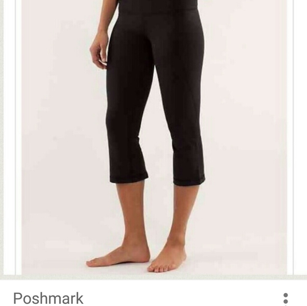 Lululemon crop flare yoga pants