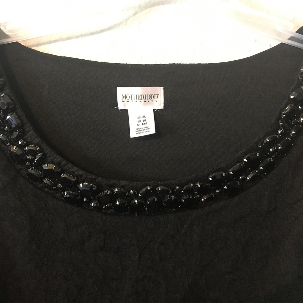 Motherhood Maternity Black Dress - Picture 3 of 4