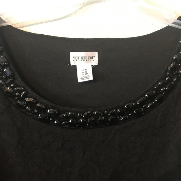 Motherhood Maternity Black Dress - Picture 3 of 4