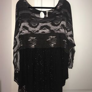 3/4 sleeve free people top