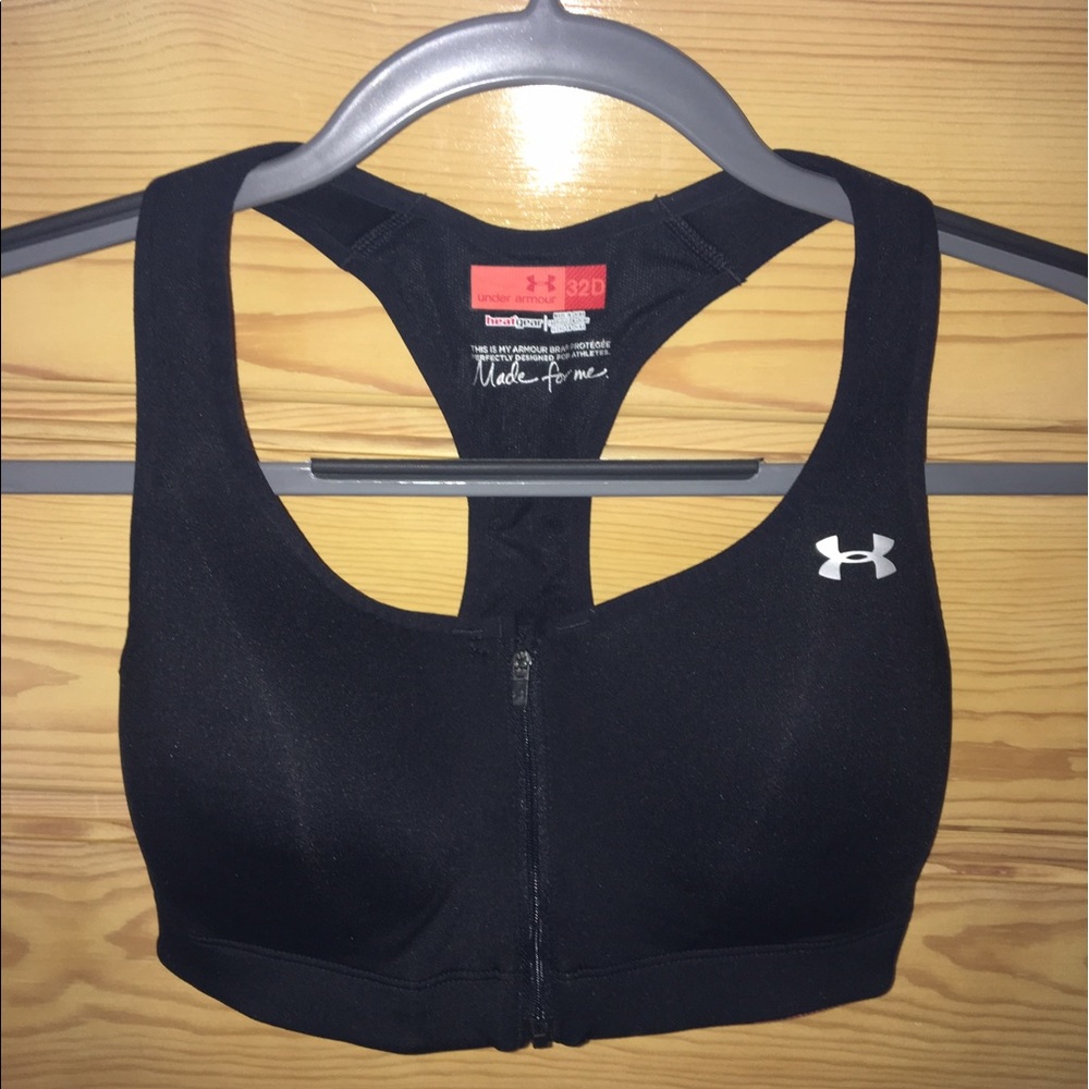 Front Zip Under Armour Sports Bra