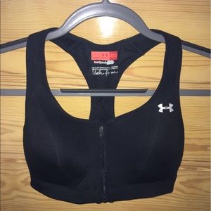 Front Zip Under Armour Sports Bra