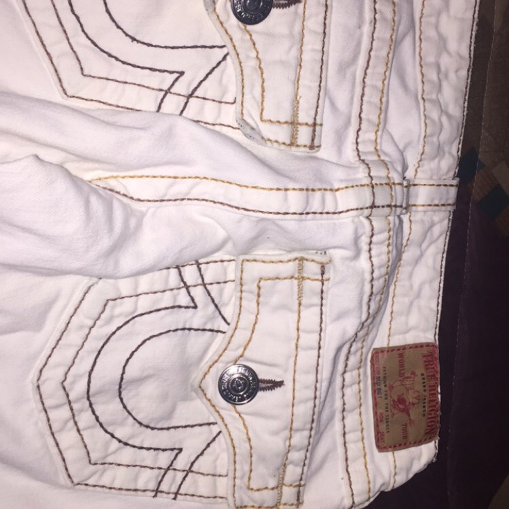 TAKING OFFERS ! White True Religion Jeans (OBO) - Picture 2 of 3