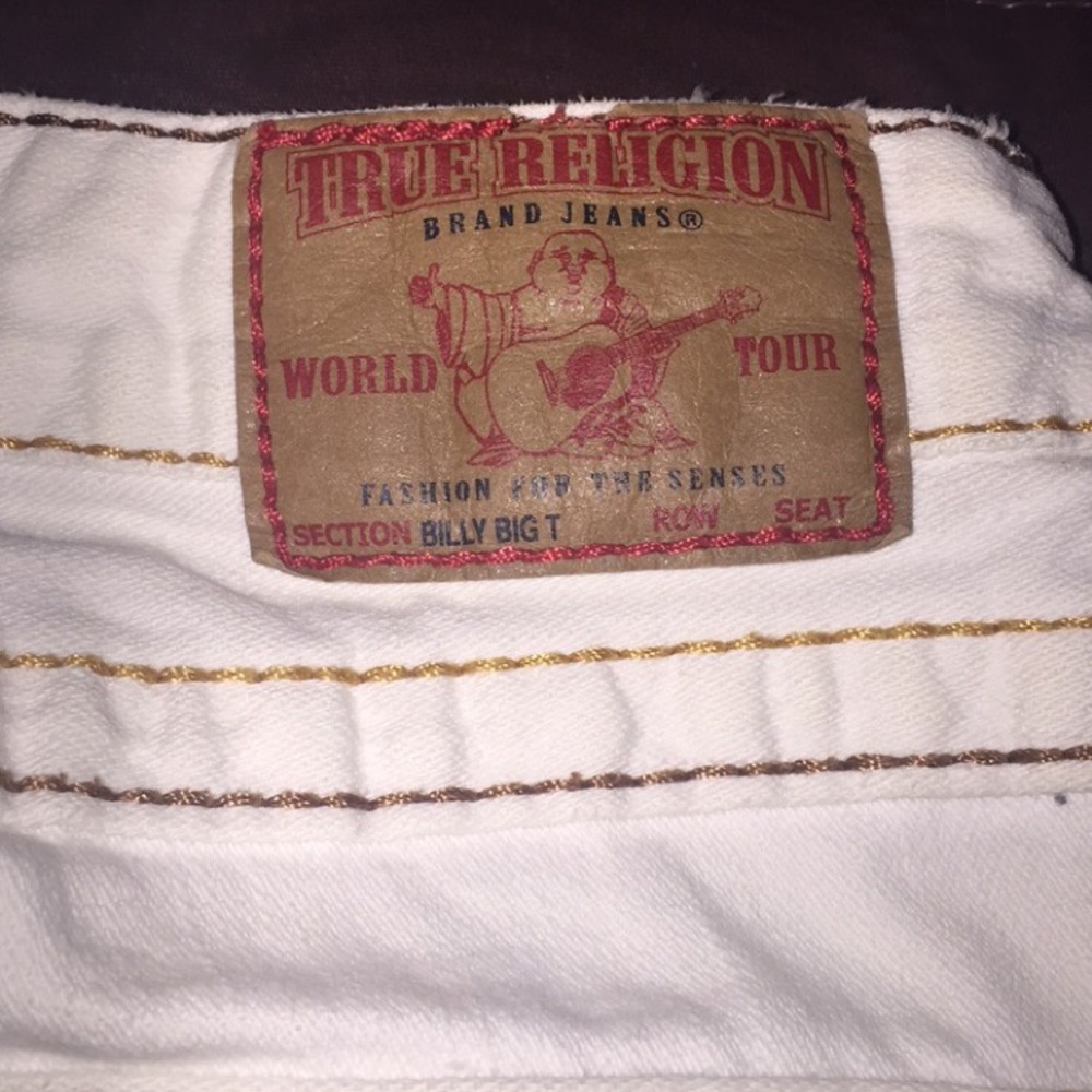 TAKING OFFERS ! White True Religion Jeans (OBO) - Picture 3 of 3