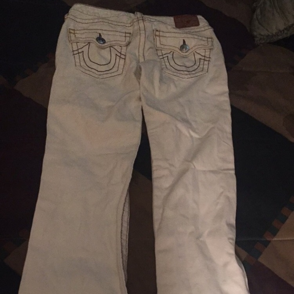 TAKING OFFERS ! White True Religion Jeans (OBO)