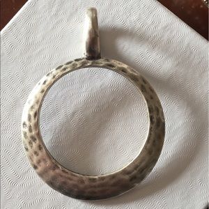 Premier Designs necklace enhancer. Silver.