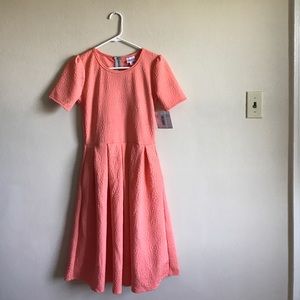 LuLaRoe Amelia, coral, Small. New! Never worn!