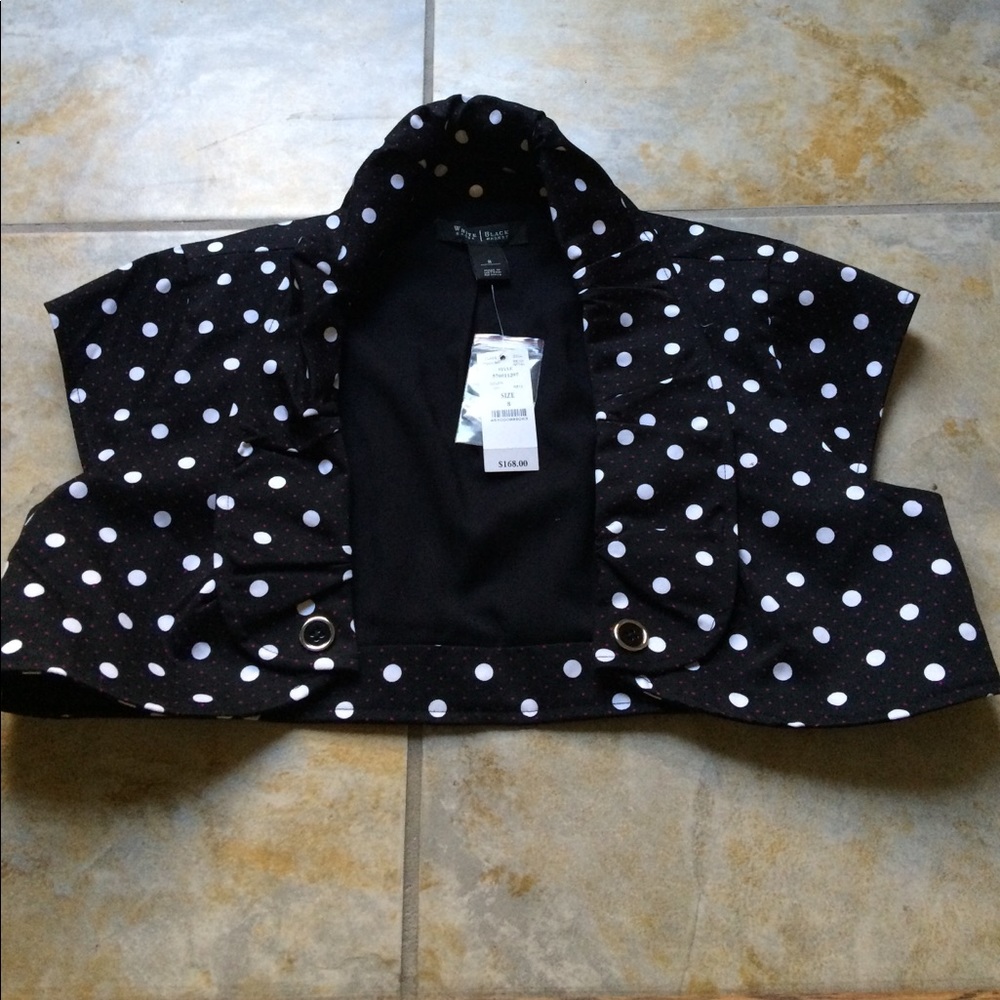 Polka dot shrug