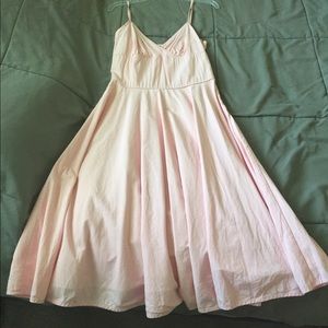 Betsey Johnson pink gingham pattern cotton dress