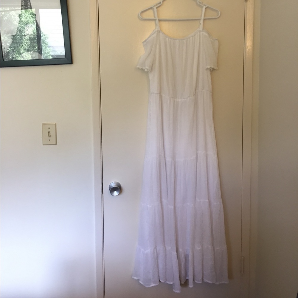 New York & Company - White Maxi Dress - X Large