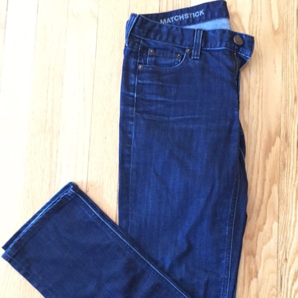 J. Crew Matchstick dark denim