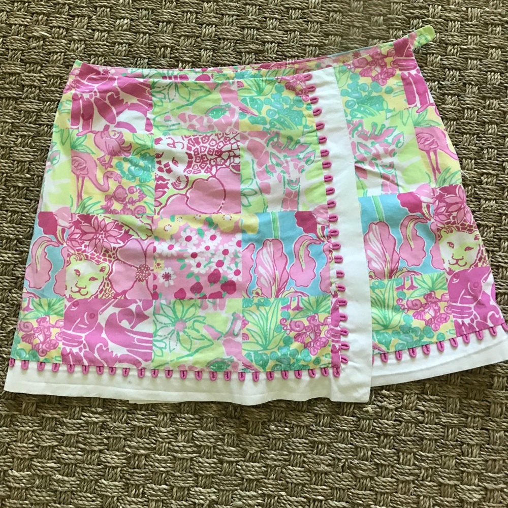 Lilly Pulitzer Patchwork Skort Size 8