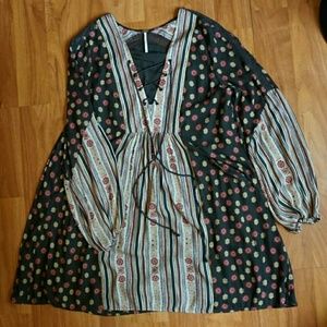 Free People Lace Up Dress